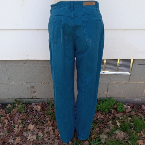 Vintage Dark Teal Jeans - Picture 2 of 5